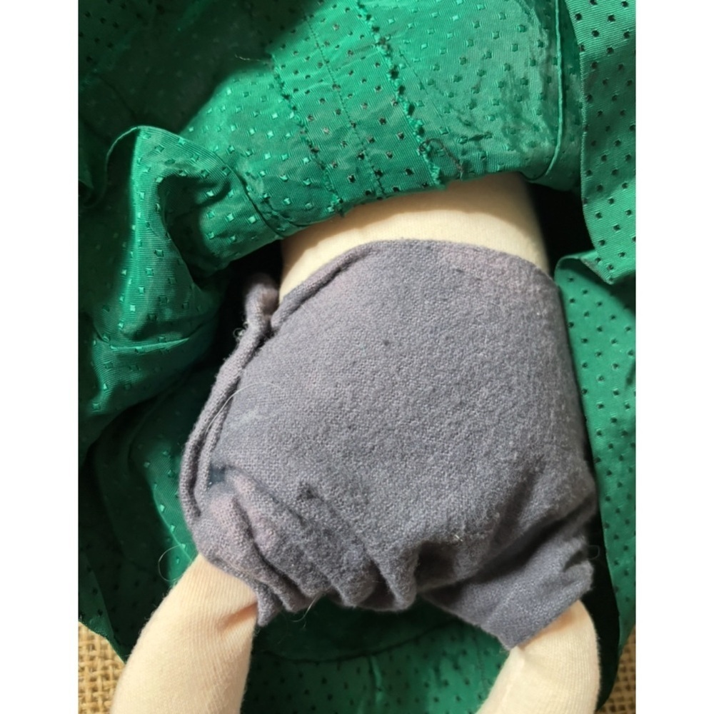 Jan Shackelford Handmade Fabric Doll Raggedy Jan Grimley Troubled Tabatha READ - Picture 3 of 11